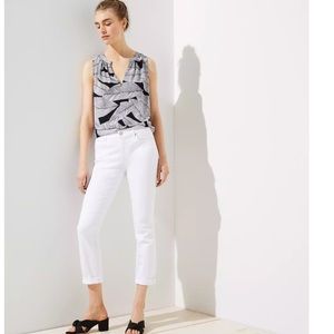 LOFT NWT Skinny Jeans in White Size 2 26 Small